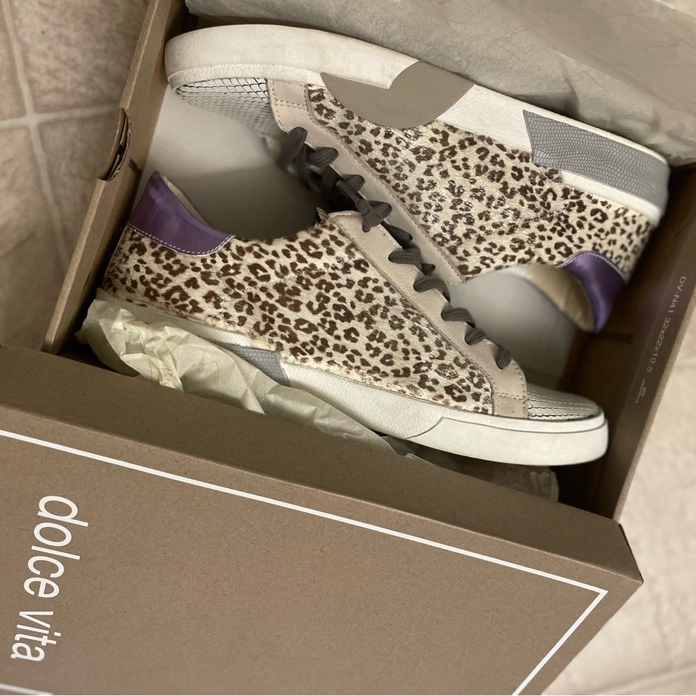Dolce Vita ZINA White Leopard, size 12